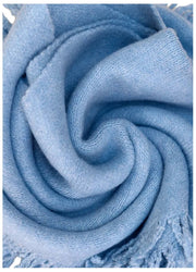 Poeder Emily Cosy Sjaal - Denim Blauw
