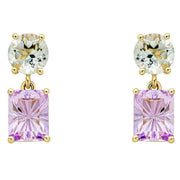 elements-gold-toi-et-moi-quartz-amethyst-9ct-gold-earrings---goldlilac-purple-35461315