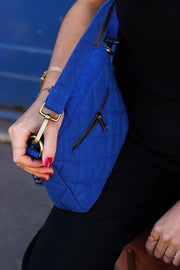 Hindbag Margault Gewatteerde Schoudertas - Elektrisch Blauw