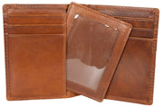Dents Itchen Passcase Kaarthouder Portemonnee - Cognac Bruin
