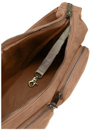 Hindbag Emile Multi Pocket Schoudertas - Kaneelbruin