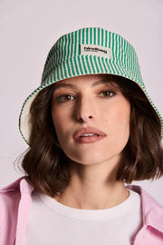Hindbag Bob Bucket Hat - Groene strepen
