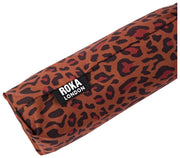 Roka Waterloo Paraplu van gerecycled nylon - Mini Luipaardbruin