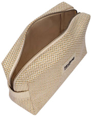 Hindbag Leon Geweven Toilettas - Nude Beige