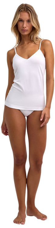 Falke Daily Naadloze Spaghettitop - Wit