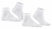 Falke Happy 2 Pack Sneaker Socks - White