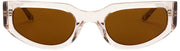MessyWeekend Hart Blue Light Zonneleesbril - Bruin/Paloma Beige