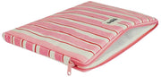 Hindbag Ava Kleine 13inch Laptoptas - Rood/Roze Strepen