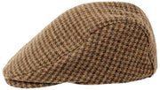 Dents Blashford Tweed platte pet - Kastanjebruin