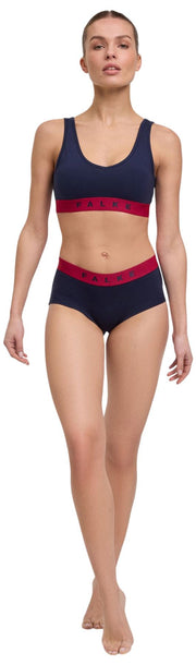 Falke Daily Comfort Print 2-Pack hipster slip - zwart/rood