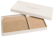 Alice Wheeler London Veronica portemonnee en compacte spiegelcadeauset - zandbeige
