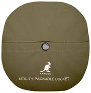 Kangol multifunctionele opvouwbare vissershoed - donker olijfgroen
