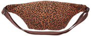 Roka Mill Hill katoenen canvas heuptasje - Mini Leopard Brown
