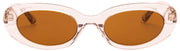 MessyWeekend Lola Blue Light Zonneleesbril - Bruin/Paloma Beige