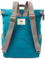 Roka Canfield B medium rugzak van gerecycled nylon - Noordzeeblauw