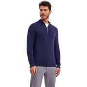 falke-half-cardigan-half-zip-sweater---plum-navy-35073033