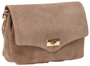 Elie Beaumont Suede Midi Twist Bag - Minkbeige