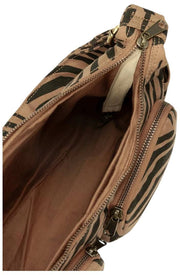 Hindbag Emile Multi Pocket Schoudertas - Kaneel Tijger Bruin
