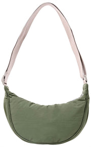 Roka Farringdon Taslon Crossbodytas - Olijfgroen