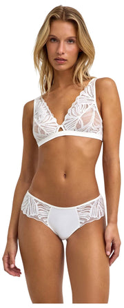 Falke Delicate Touch Driehoekbralette - Ivoor