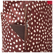 Roka Canfield B middelgrote rugzak van gerecycled canvas - bruine vlek