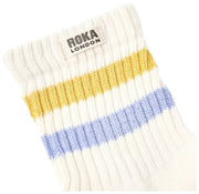 Roka Windosr Stripe Crew Sokken - Zomer Geel/Distel