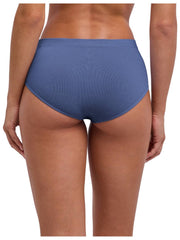 Falke Daily Naadloze Mid Taille Slip - Kapitein Blauw