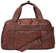 Roka Gatwick Medium plunjezak van gerecycleerd canvas - Mini Luipaardbruin
