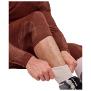 Falke Wool Technology 3/4 panty met normale pasvorm - kastanjebruin