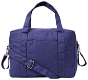 Roka Somerset grote katoenen canvas babytas - marineblauw