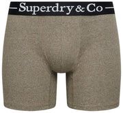 Superdry & Co Driedelige boxershorts - Gemêleerd bruin/bruine korrel/gemeleerd bruin