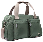 Roka Gatwick Medium plunjezak van gerecycled canvas - Thunderstorm Green