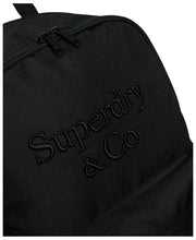 Superdry & Co Company Logo-rugzak - Zwart/zwart