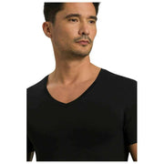 hanro-cotton-superior-v-neck-t-shirt---black-35928590
