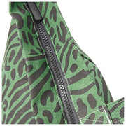Roka Marylebone grote katoenen canvas oversized draagtas - Artisjokgroen