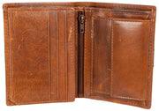 Dents Itchen Passcase Portemonnee - Cognac Bruin