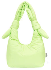 Lefrik Biwa Puffy Mini -schoudertas - Lime Green