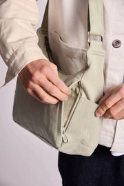 Hindbag Emile Multi Pocket Schoudertas - Clay Green