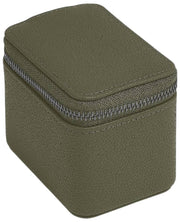 Stackers Mini-reishorlogedoos met ritssluiting - Olijfgroen