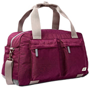 Roka Gatwick medium plunjezak van gerecycled canvas - kersenlak rood