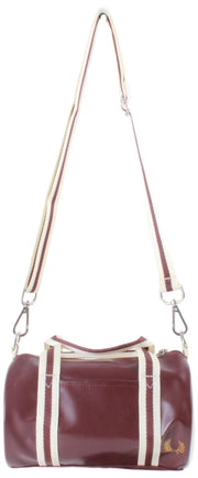 Fred Perry Classic Mini Barrel Bag - Ossenbloed/Ecru Crème