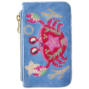 powder-seafaring-crab-velvet-card-holder---cornflower-blue-34367566