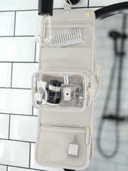 Stackers Kleine hangende toilettas - Havermoutcrème