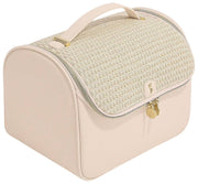 Stackers Grote Cosmetische Etui - Blush Raffia