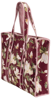 Elie Beaumont Serendipity fluwelen draagtas - Bourgondische Magnolia
