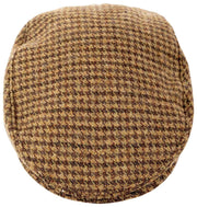 Dents Blashford Tweed platte pet - Kastanjebruin