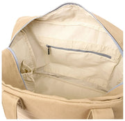 Roka Sloane middelgrote draagtas van katoenen canvas - Safari Beige