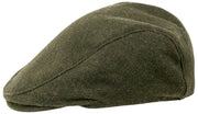 Dents Grafham visgraat tweed platte pet - bosgroen