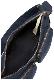 Hindbag Emile Multi Pocket Schoudertas - Marineblauw