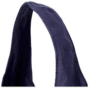 Roka Hoxton grote katoenen canvas schoudertas - marineblauw